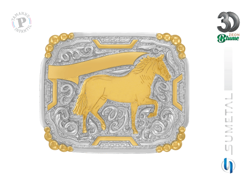 15548F ND Fivela Country Cavalo Mangalarga Infantil