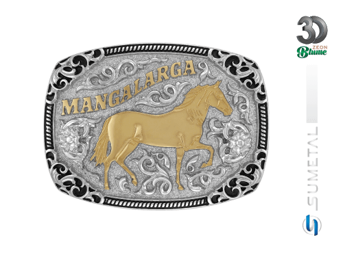 13504F ND Fivela Country Cavalo Mangalarga Marchador
