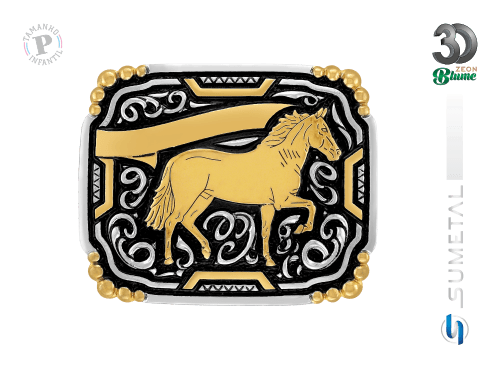 15548FJ ND Fivela Country Cavalo Mangalarga Infantil