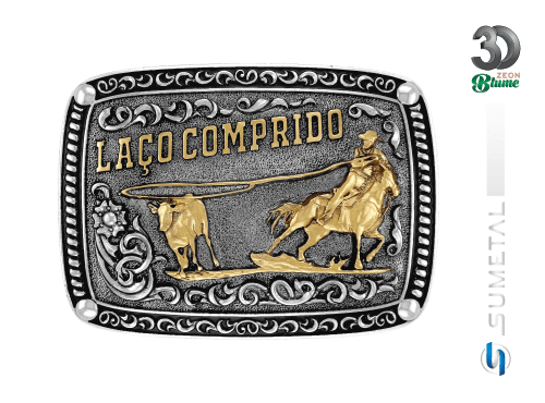 14245FE ND Fivela Country Laço Comprido Masculina