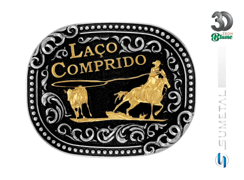 14278FJ ND Fivela Country Laço Comprido Masculina