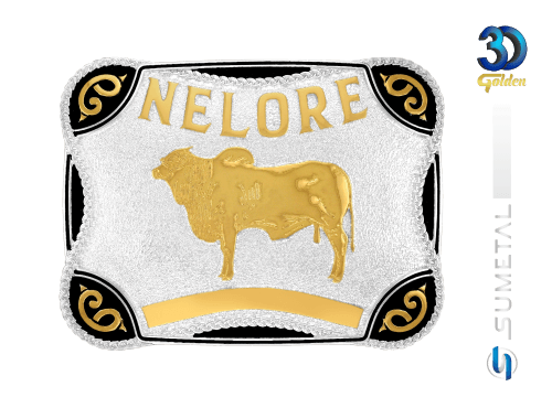 15496F PD Fivela Country Masculina Nelore