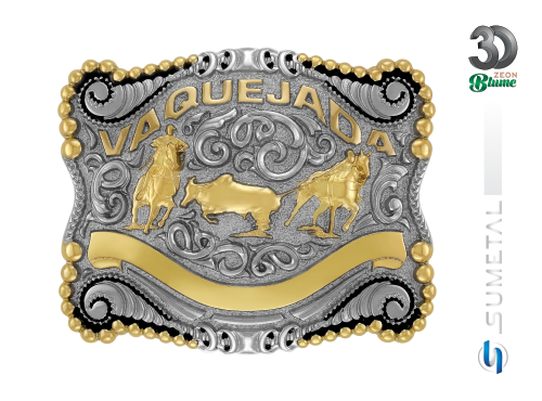 14306F ND Fivela Country Masculina Vaquejada
