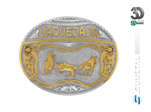 15252F ND Fivela Country Masculina Vaquejada