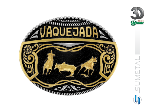 15252FJ ND Fivela Country Masculina Vaquejada