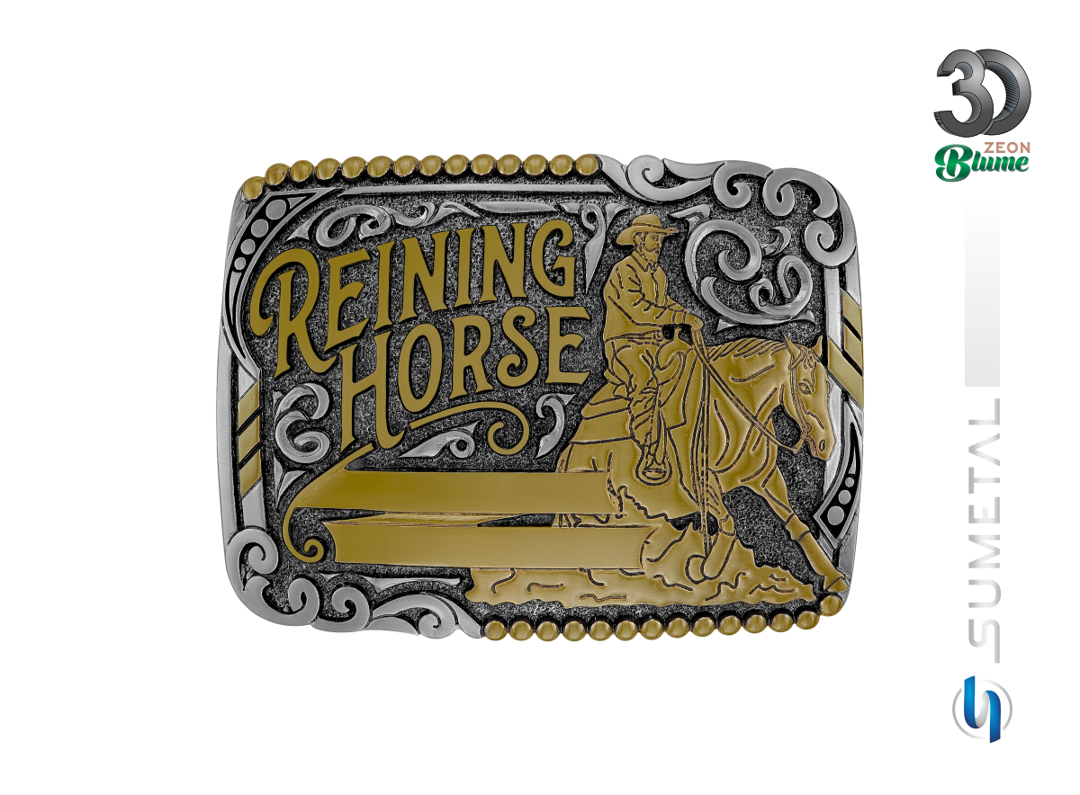 16402FE PVD Fivela Country Rédeas Reining Horse