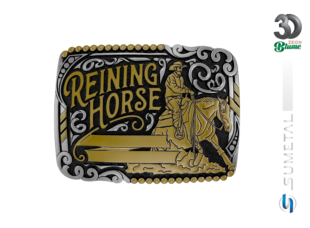 16402FJ PVD Fivela Country Rédeas Reining Horse