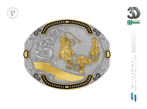 14406F ND Fivela Country Team Roping Infantil