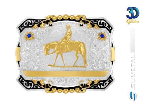 14421F PD Fivela Country Western Pleasure